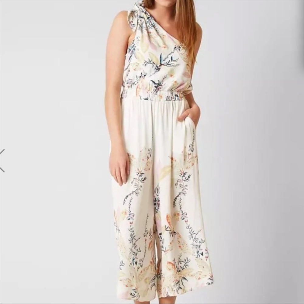 Free people one shoulder jumpsuit